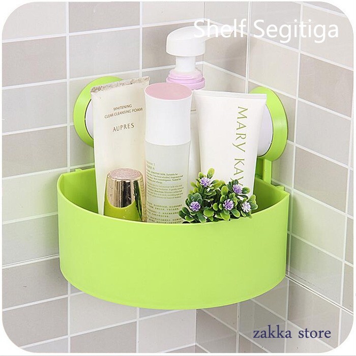 [Rak Sudut Siku] Rak Holder Kamar Mandi