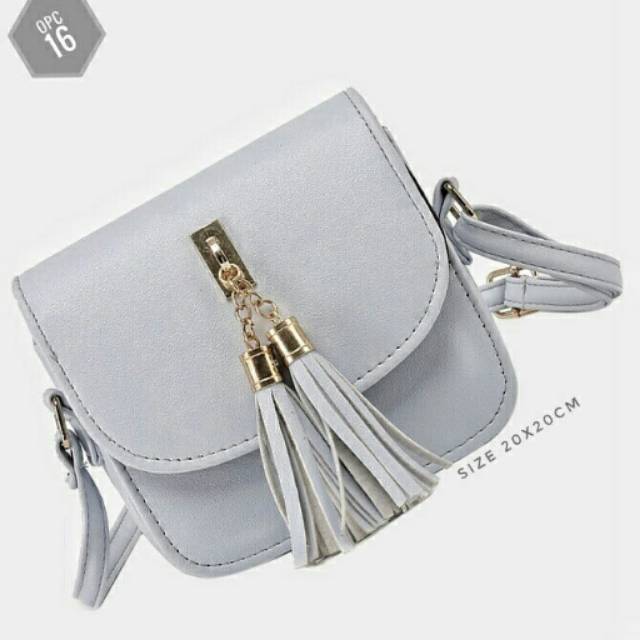 BEST BAG- TAS WANITA CEWEK BRANDED KADO HANDBAG MICHAEL KORS MK SUTTON BLUE BIRU 1435 BLACK