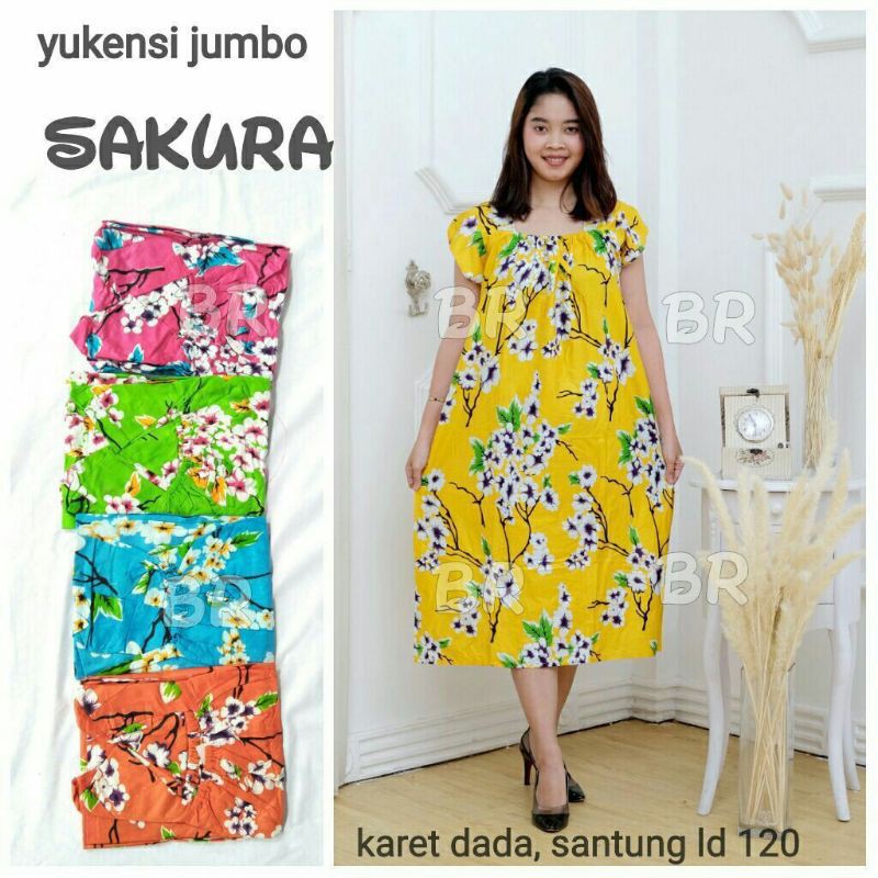 daster jumbo sakura ld 120 ECER grosir murah batik solo