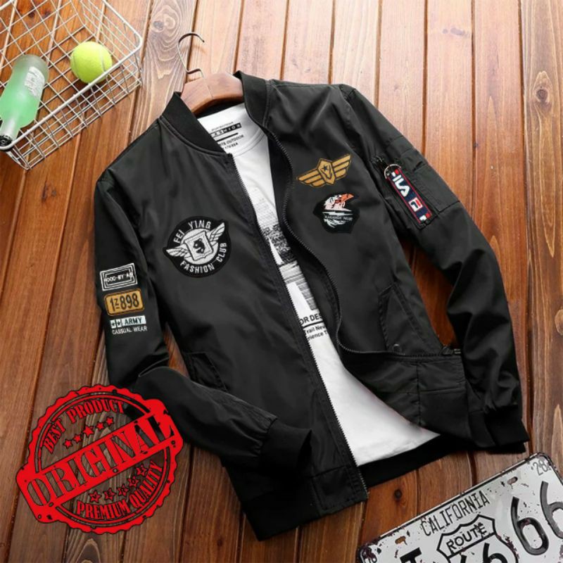 BOMBER EAGLE HITAM