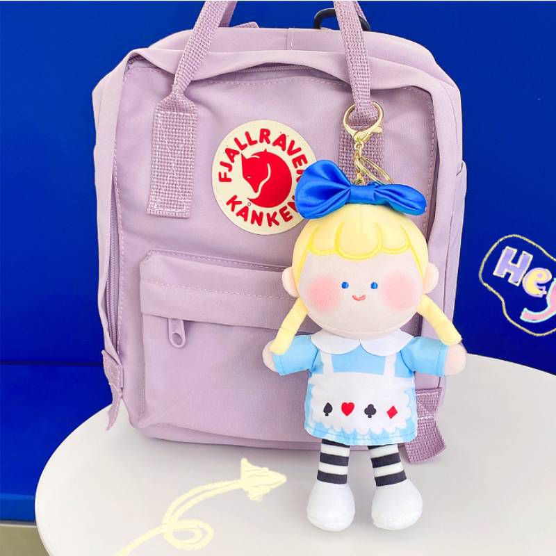 Cute Lan Sister Sleepwalking Alice Plush Doll Rabbit Key Chain Bag Pendant Kids Toys Gift