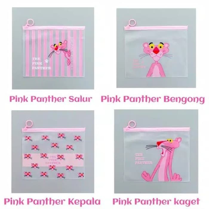 Zipper Bag Transparan / Pouch Kosmetik / Tempat Pensil ZPBT-01