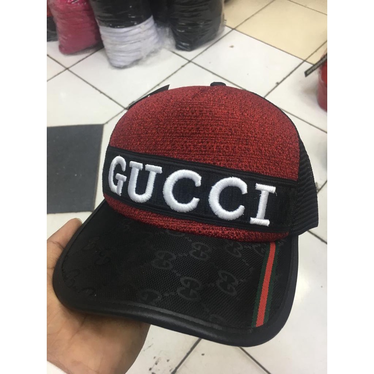 Topi Baseball Distro Gucci Jaring Pria dan Wanita