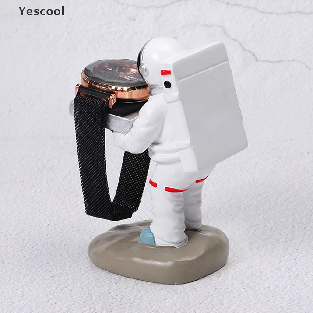 Yes Kotak Display Jam Tangan Bentuk Astronot Bahan Resin