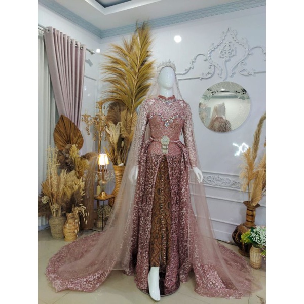 PREMIUM// KEBAYA MEWAH BEREKOR//KEBAYA SEMATA KAKI//PAYET MGB