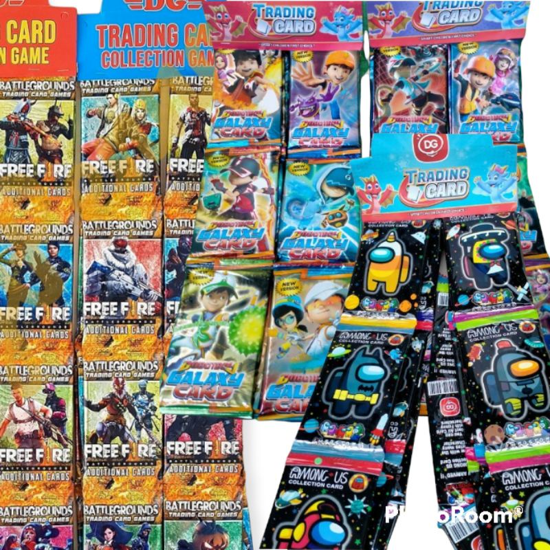 kartu trading card / kartu foil import / mainan anak murah grosir