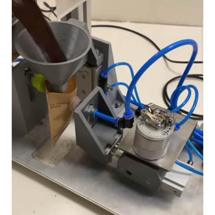 

pre - made bag filling sealing mesin