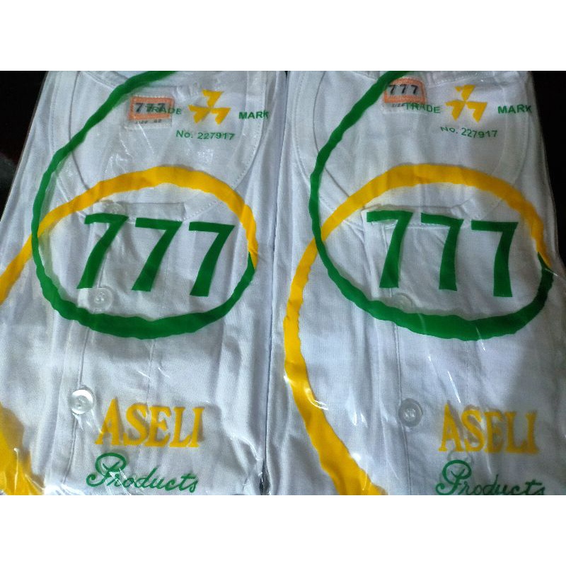 Oblong 777 Kancing / Oblong Kancing Pria Dewasa