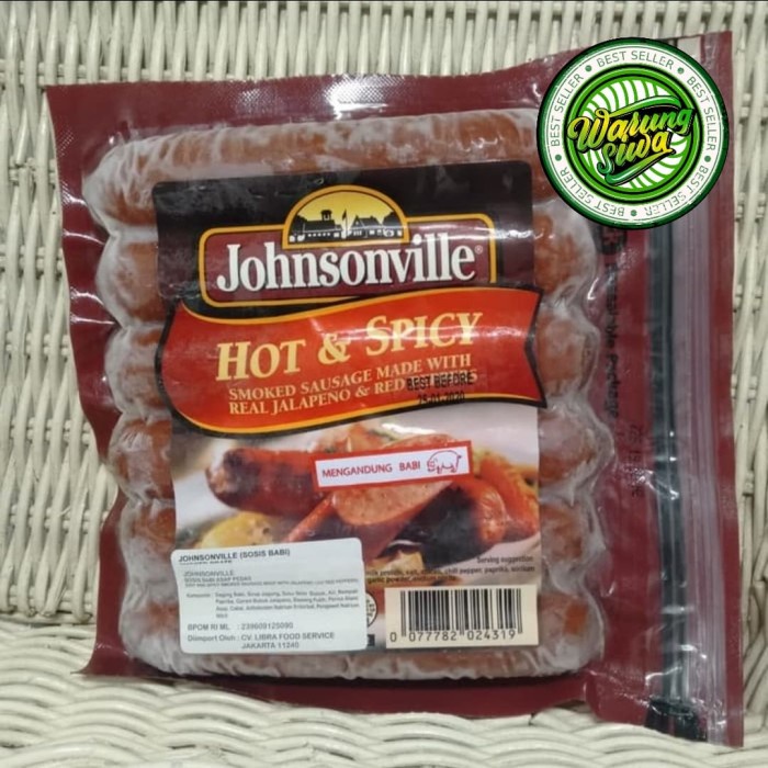 

Sosis babi Jhonsonville hot & spicy 396 gram