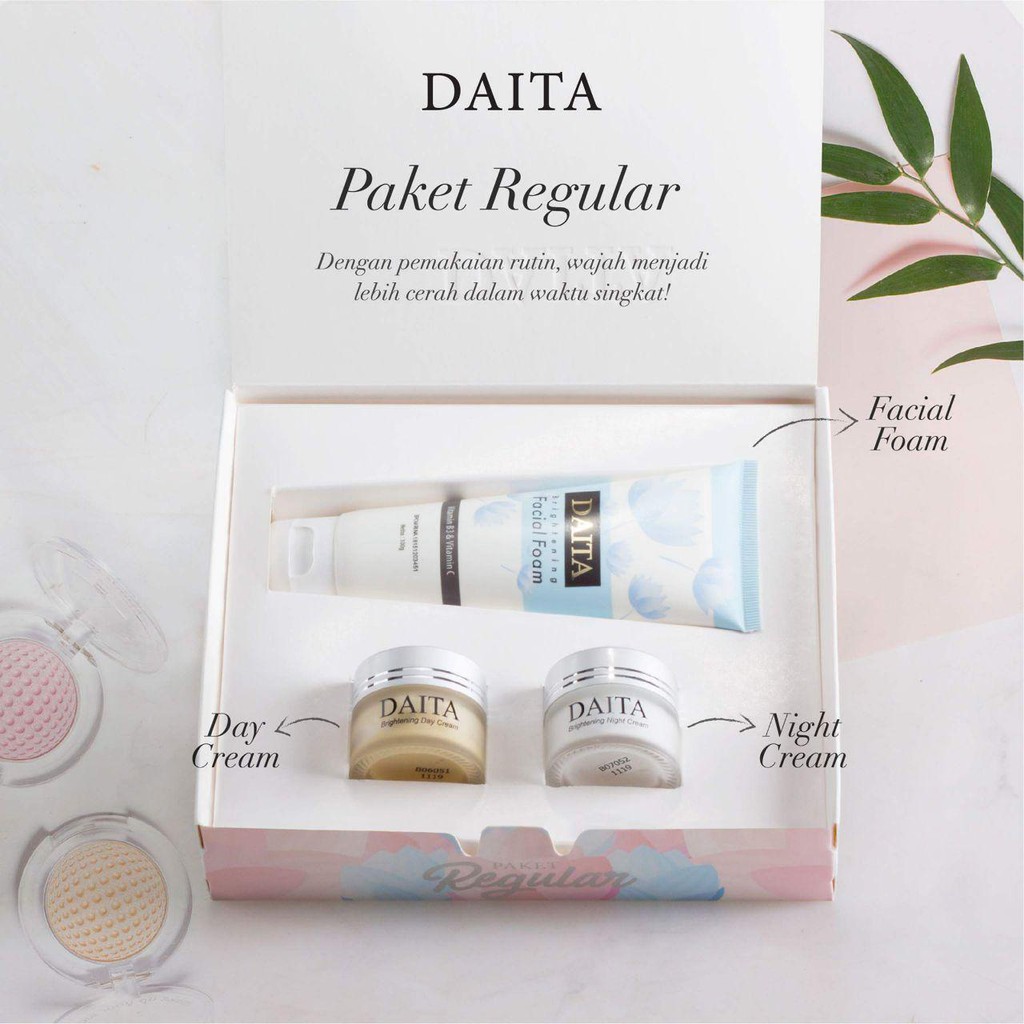 Penghilang Flek Hitam | Penghilang Jerawat | Krim Pemutih wajah | Paket Daita Reguler
