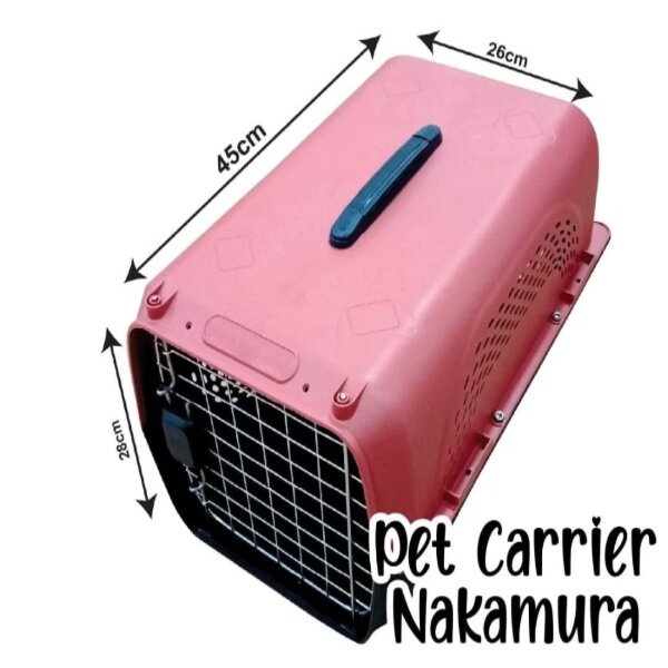 Pet Cargo Carrier Nakamura Kucing Anjing Tas Travel Hewan Peliharaan