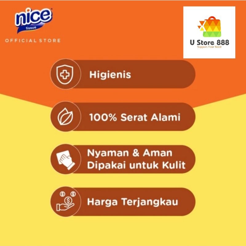 Tissue NICE 900gr, Tissue murah , Tisu facial , Facial Tissue Nice