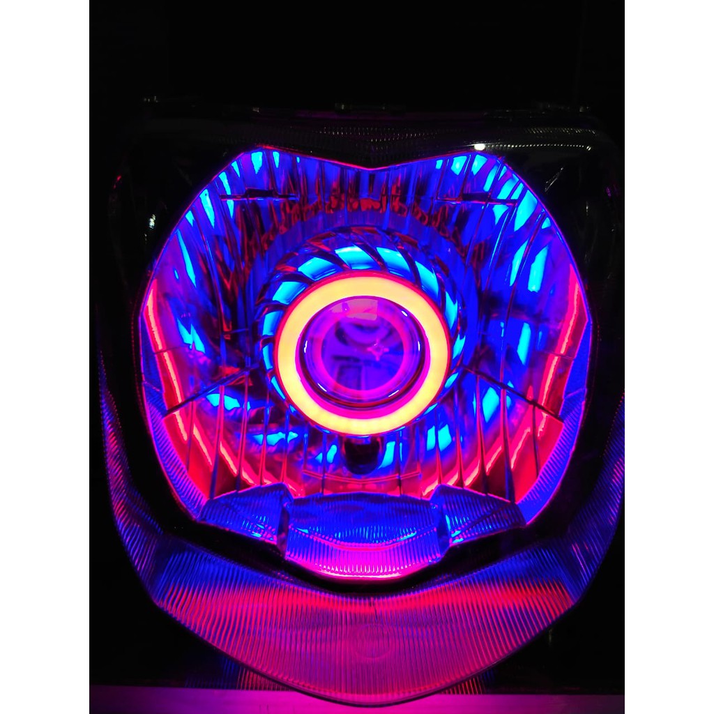 lampu depan vixion new pakai projie