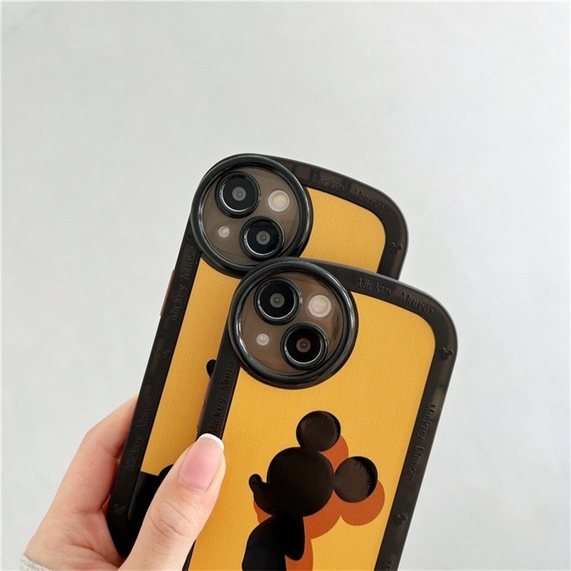 Soft Case Pelindung Lensa Bulat Motif Tikus Untuk iPhone 13 12 11 Pro Max SE 2020 Xr X Xs Max 7 8 6 6s Plus