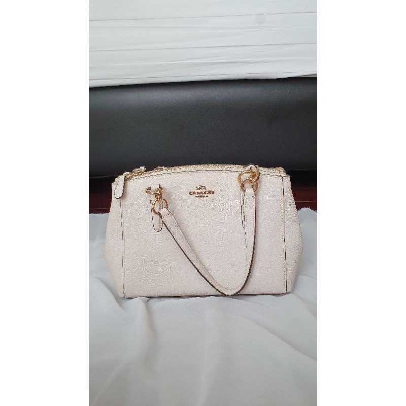 [PRELOVED] Tas COACH Putih Selempang 100% ORI