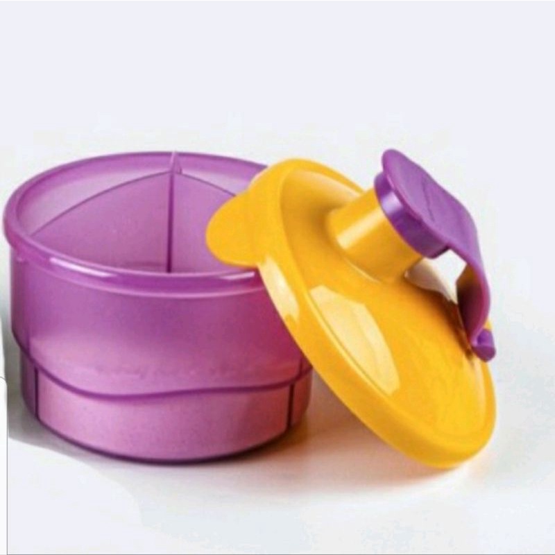 tempat susu bubuk formula merk tupperware / tempat susu anak bayi / wadah susu / kado lahiran / kado