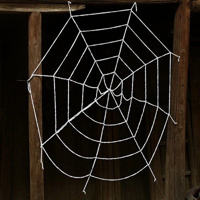 Jaring Laba Laba Dekorasi Halloween Spider Web Tali kain Dekor Haloween Pesta Banner