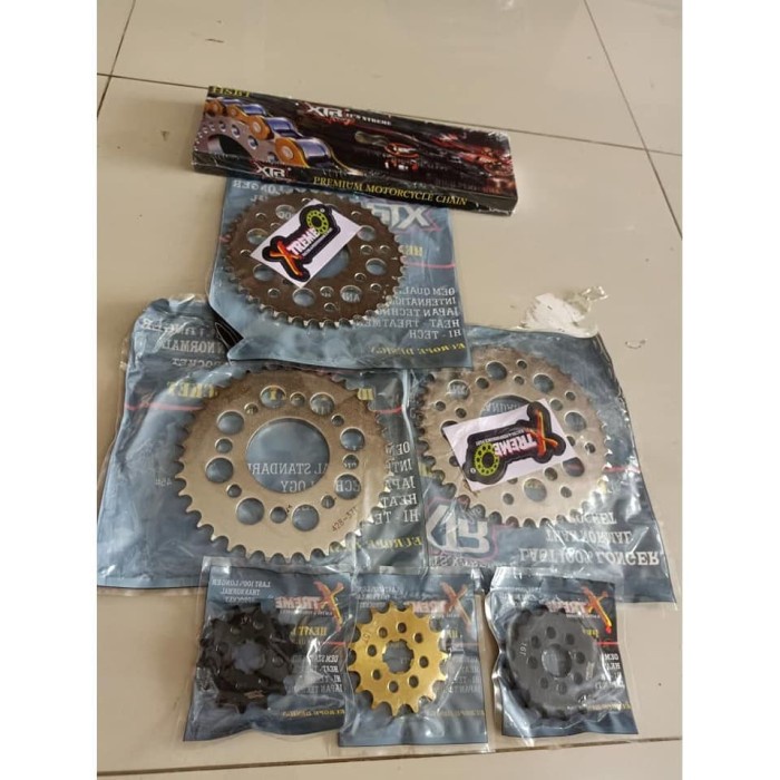 GIR SET ( GEAR SET ) SONIC 150R, CB150R, VERZA, MEGAPRO 428H 36T - 40T rante tk sinnob did wr3