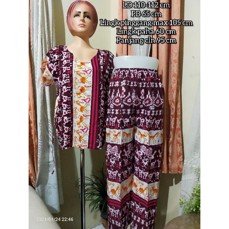 Set celana panjang Rayon Super