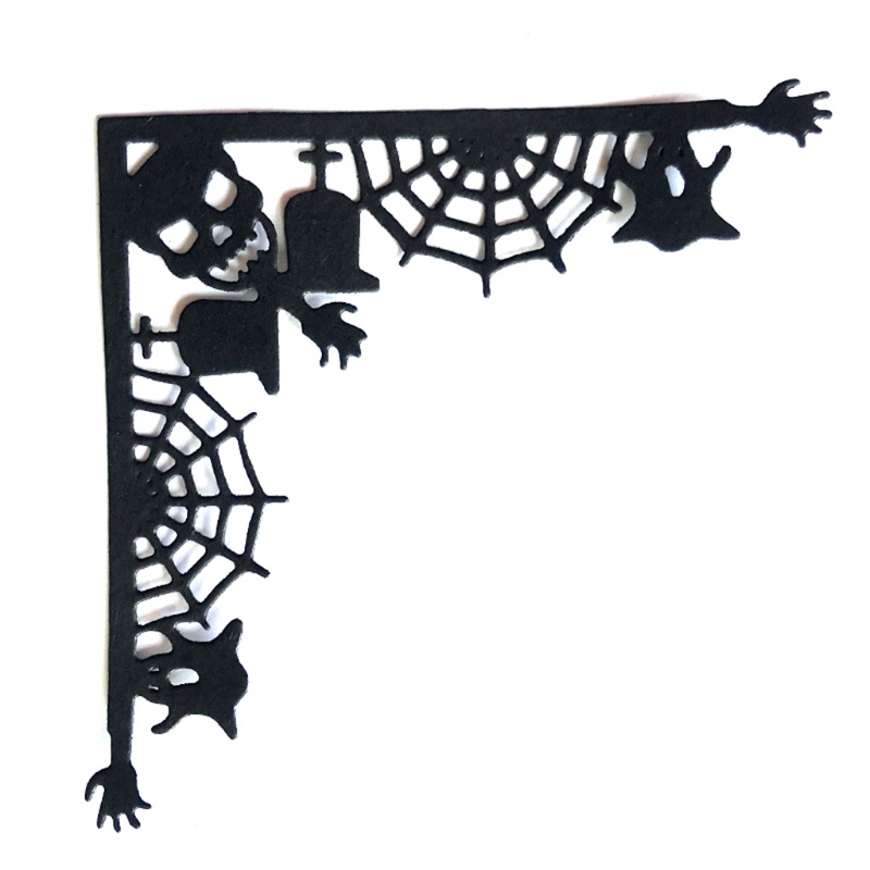 Cetakan Stensil Cutting Dies Motif Halloween Bahan Metal Untuk Scrapbook / Craft DIY / Embossing