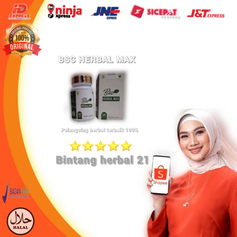 BSC HERBAL MAX Body Slim Magic Capsul Herbal Max  BSC Herbal Obat Pelangsing Ampuh asli