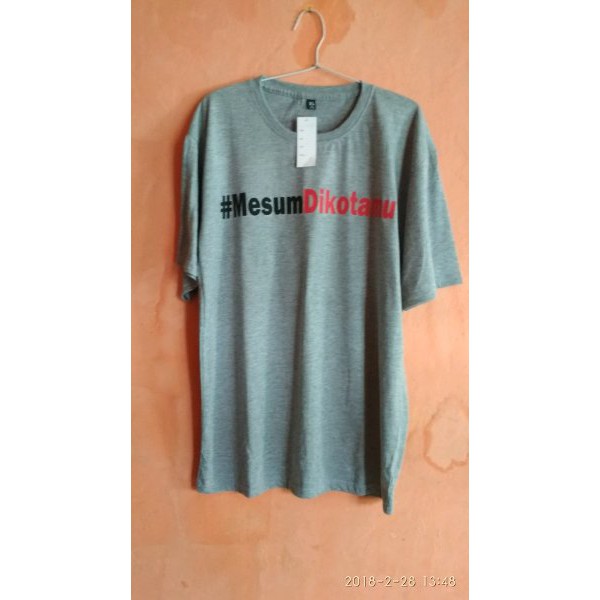 Baju kaos mesum di kotamu SHA simple keren bandung clothing