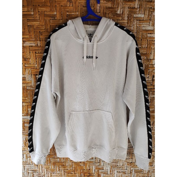 Adidas tape Hoodie off court white