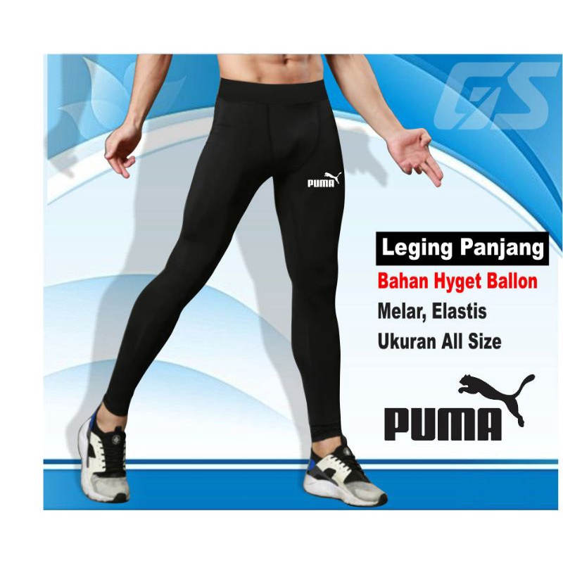 Leging olahraga badminton ahsan bawahan badminton futsal  pria wanita-puma