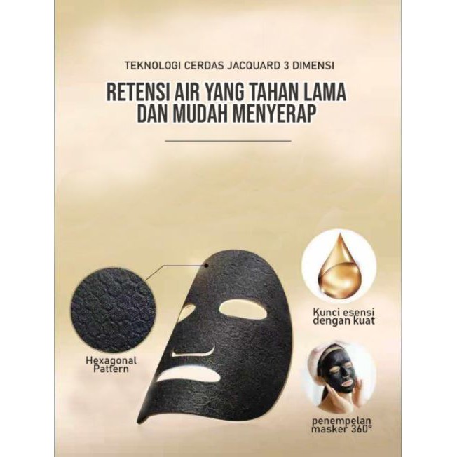 ☘️Yuri Kosmetik☘️ ORIGINAL YUEFU F3 Graphene Facial Mask masker wajah Premium 1 pc