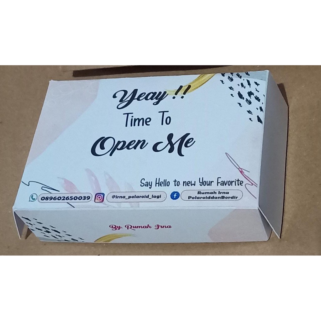 

Box Polaroid/ costum/ kotak/ packing 9x7x3
