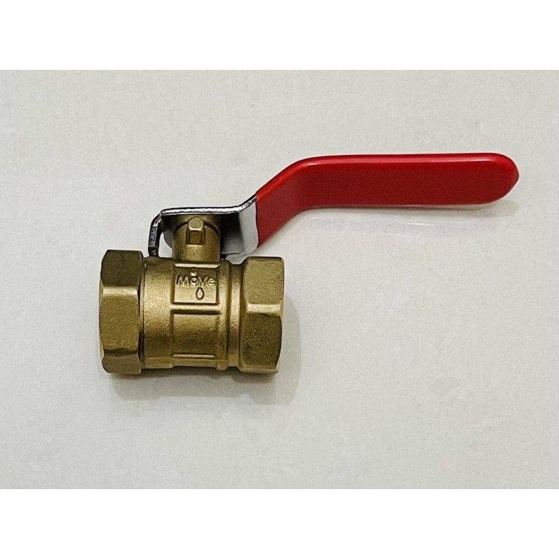 Stop Kran/Ball Valve Besi Kuningan 3/4 Merk MOVE