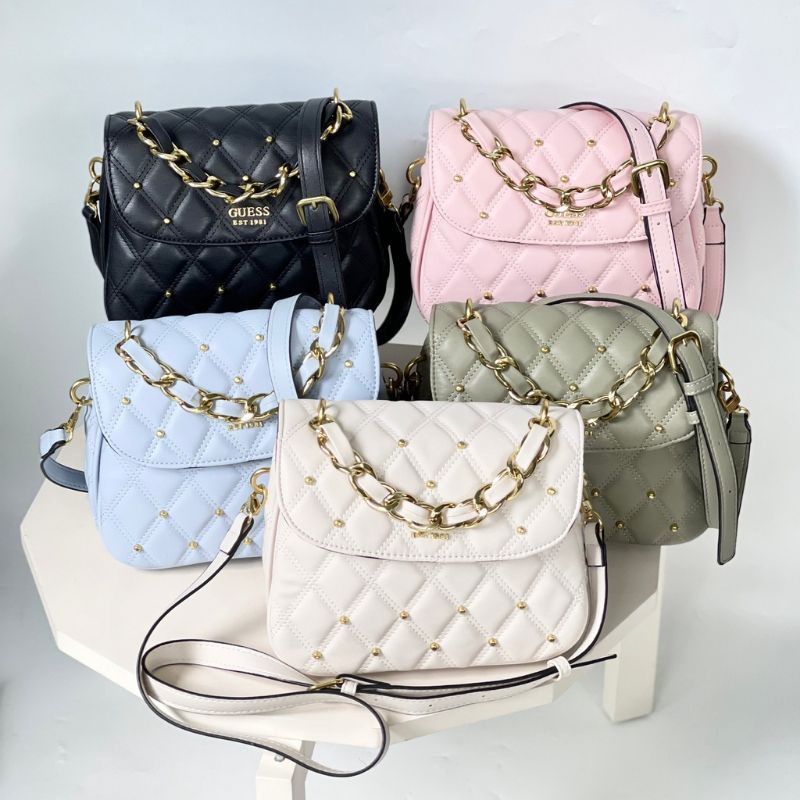 Tas Guess Sling Bag Terbaru | Gs Selempang New | Tas Branded Wanita Modis