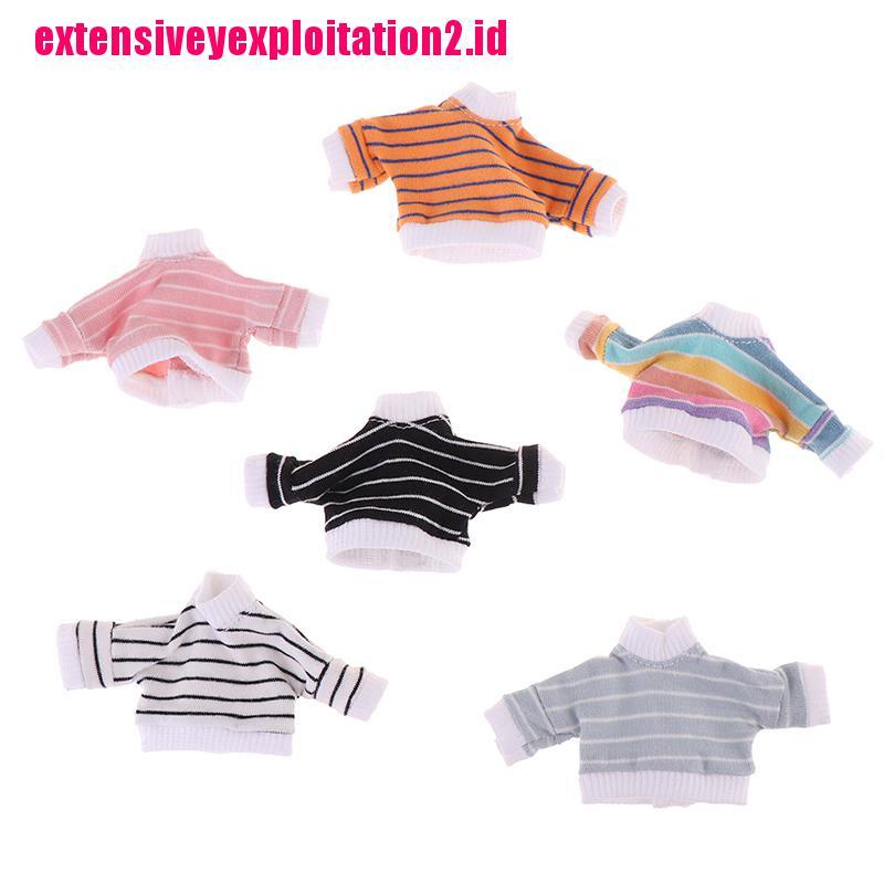 &lt; E2id &amp; &gt; Miniatur Sweater Rajut Lengan Panjang Untuk Aksesoris Rumah Boneka 1 / 12