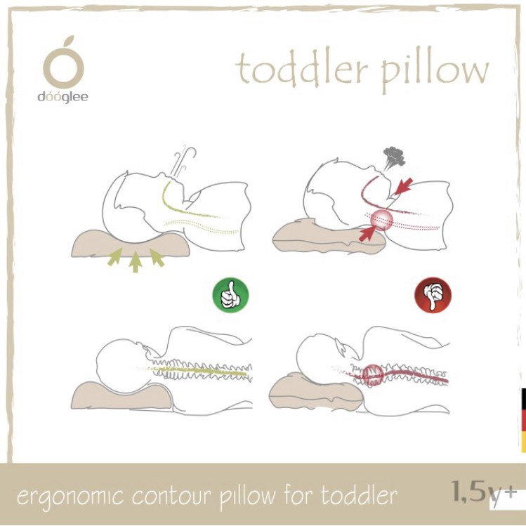 DOOGLEE TODDLER PILLOW