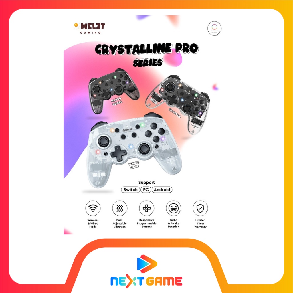 Omelet Pro Controller Crystalline Pro Series Gamepad