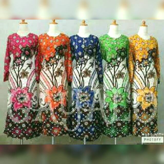 Longdress batik pekalongan