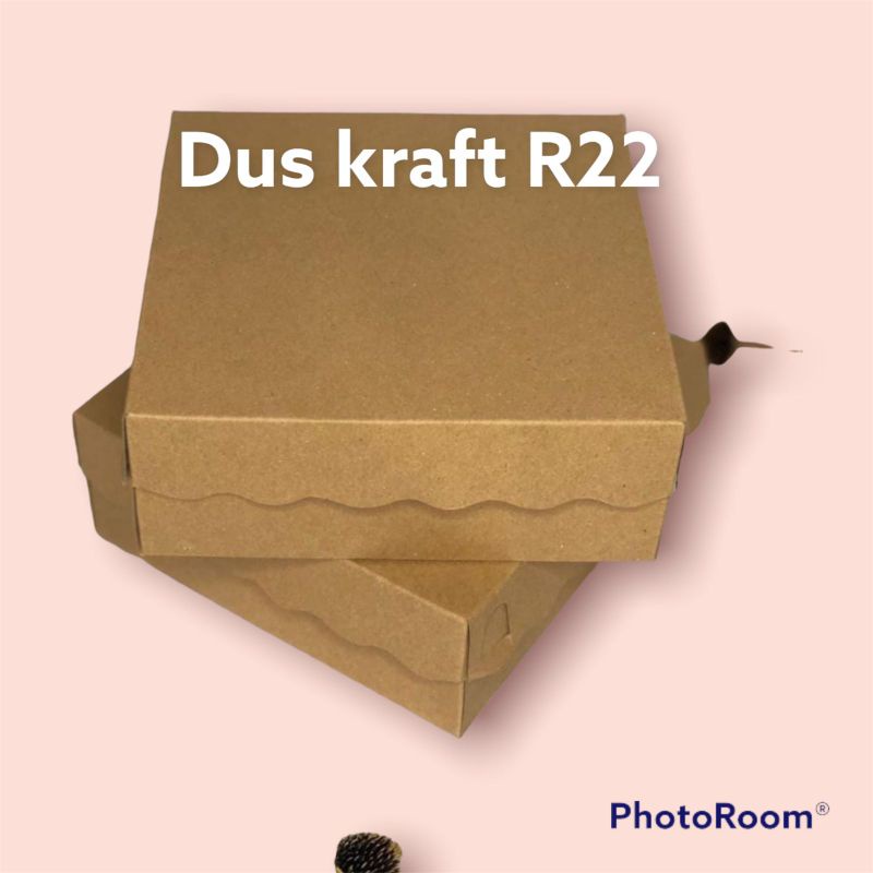 DUS KOTAK NASI R8 18x18 ECERAN KRAFT CRAFT COKLAT PACKING KUE NASI BOX KUAT MURAH BERKAT TAHLIL KATERING CATERING KIRIM