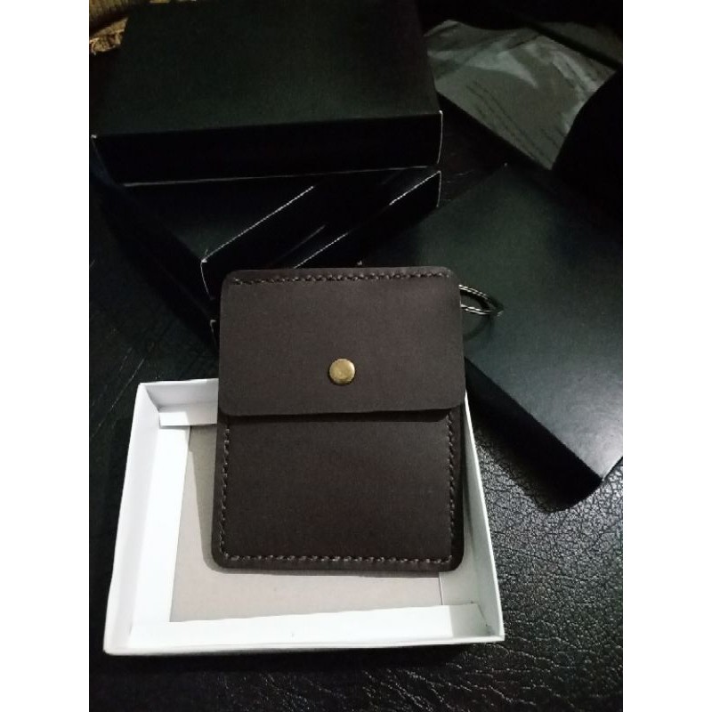 GANTUNGAN KUNCI KULIT/CARD HOLDER KULIT SAPI ASELI PRIA/WANITA