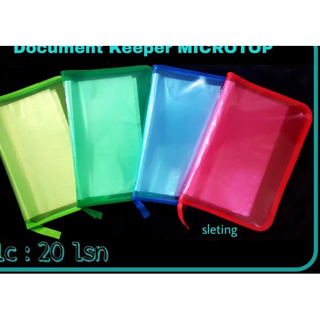 

➮ SOS Dokumen Keeper MICROTOP 20 sleting / Clear Folder / Map Dokumen - DSP-20-bening, Bebas ❅