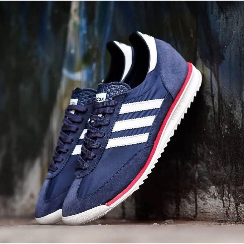 Sepatu Adidas Original SL72 Navy White Red