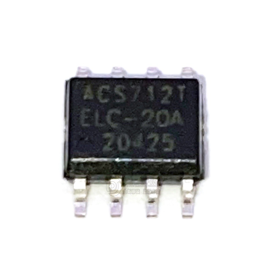 Sop-8 ACS712ELCTR-20A-T Chip IC Sensor Tegangan Arus