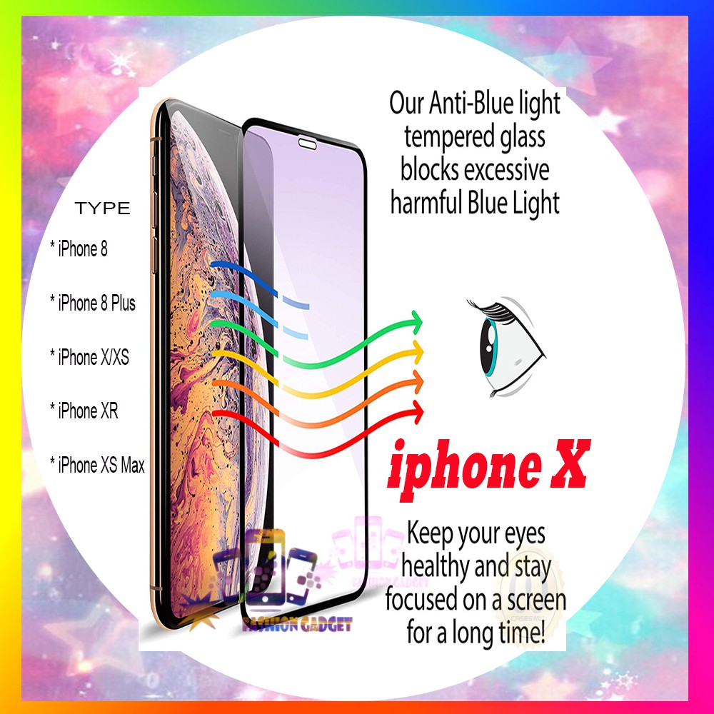 Tempered Glass For iPhone 8 / iPhone 8+ / iPhone X / iPhone XS / iPhone XR /iPhone XS Max Anti Gores Kaca Temper Glass Full Layar