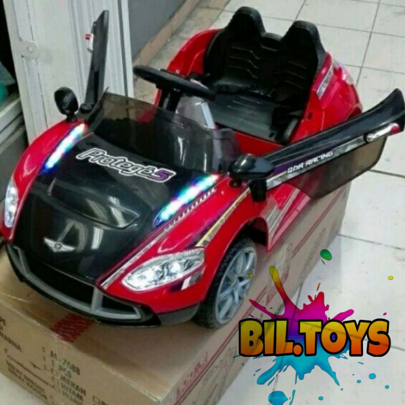 MAINAN MOBIL AKI ANAK MURAH REMOTE CONTROL PMB M7688 PROTEGE 5 MOBIL AKI ANAK REMOT DAN MANUAL