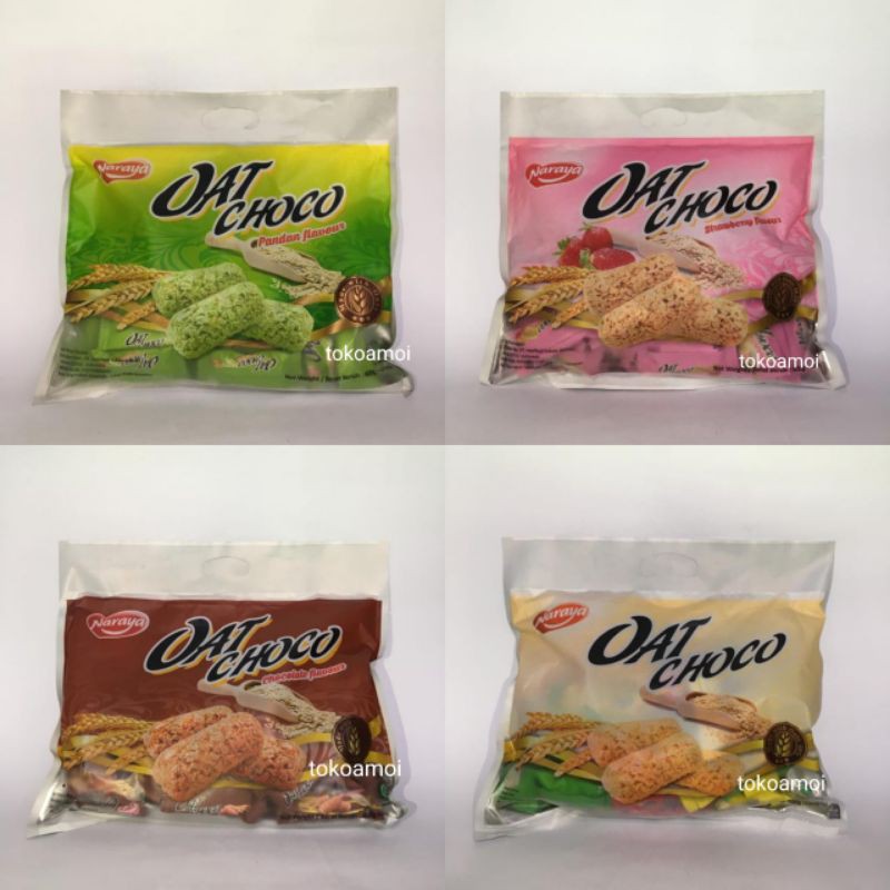 

Naraya Oat Choco BPOM 400gr isi 40 pcs