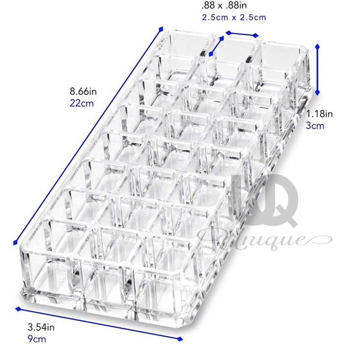 Mini Acrylic Make up Storage - Tempat Makeup Kosmetik Akrilik Lipstik