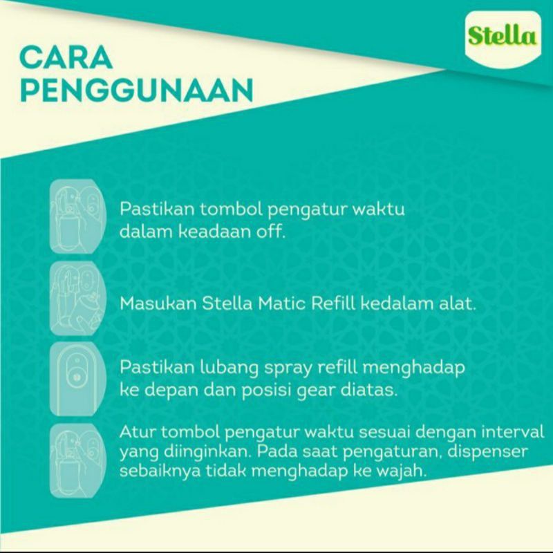 (PROMO) STELLA MATIC REFILL 225ML GREEN FANTASY