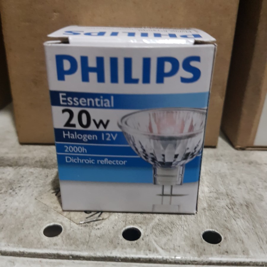 LAMPU HALOGEN MR 16 CLOSED 12V 20w / 50W - PHILIPS