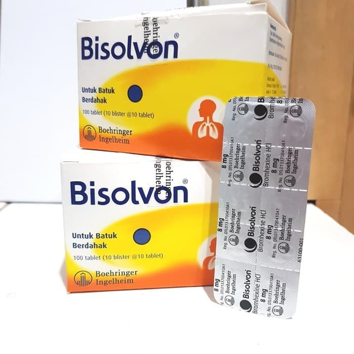 BISOLVON TABLET OBAT BATUK BERDAHAK DEWASA