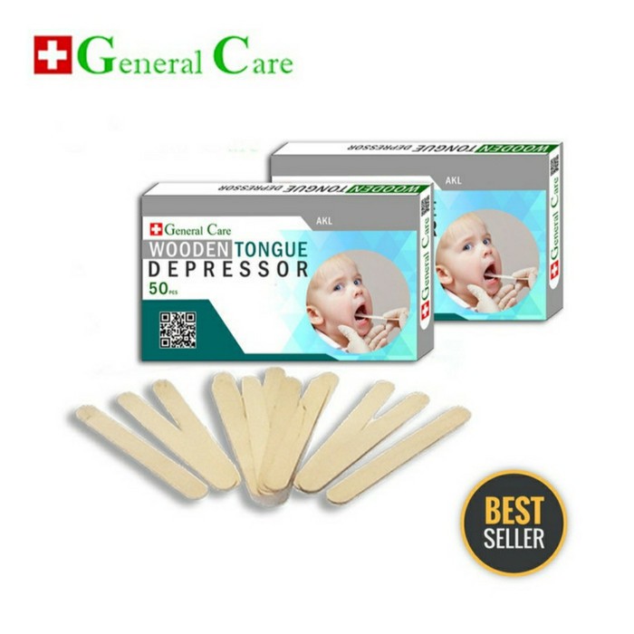 Tongue Spatel Kayu - Tong Spatel Kayu - Wooden Tongue General Care