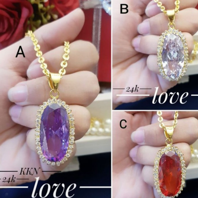 Xuping Peelrhiasan Kalung Batu Wanita T402